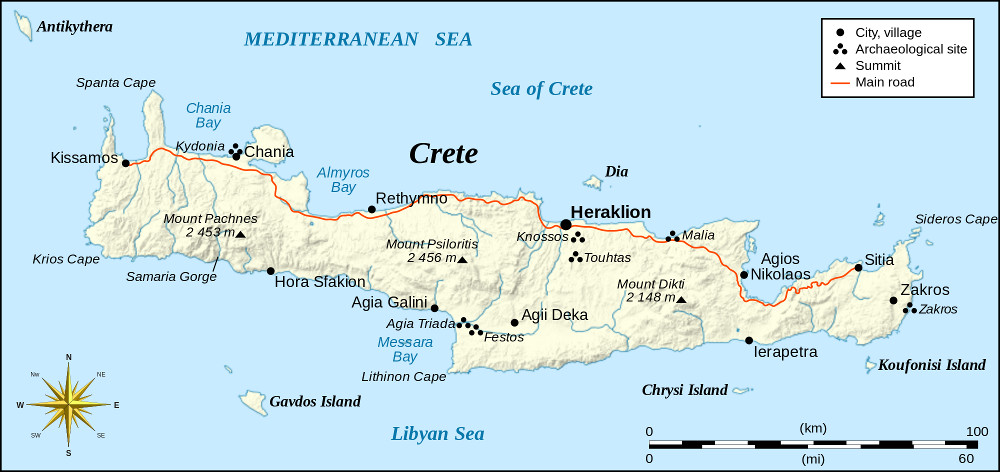 kreta map